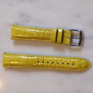 Michele Yellow Alligator 🐊 Watch Band